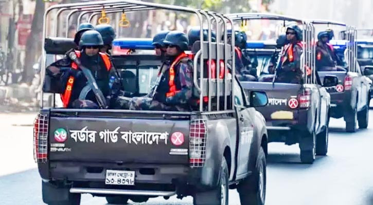 রাজধানীর গুরুত্বপূর্ণ পয়েন্টে বিজিবি মোতায়েন